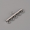 201 Stainless Steel Chandelier Component Links LS-STAS-WH0043-06D-P-1-1