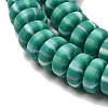 Polymer Clay Beads Strands CLAY-H006-02L-3