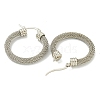 Non-Tarnish 304 Stainless Steel Hoop Earrings for Women EJEW-G401-05A-P-2