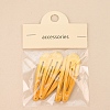 5Pcs Alloy Snap Hair Clips for Girl PW-WG7A713-01-1