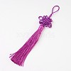 Polyester Tassel Pendant Decorations AJEW-WH0049-A06-1