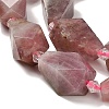 Natural Rose Quartz Beads Strands G-NH0005-B02-01-4