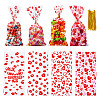 100Pcs 4 Styles Valentine's Day Themed OPP Plastic Bags ABAG-TA0001-41-1