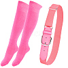 1 Pair Polycotton Solid Color Football Socks AJEW-CL0001-33A-7