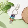 Natural Gemstone Pendant Decorations HJEW-JM01804-3