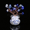 Natural Lapis Lazuli Chips Tree Decorations PW-WG5CB05-10-1