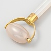 Natural Agate Brass Massage Tools G-B008-02G-4