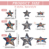 Star Sew on PVC Sequins Patches PATC-FG0001-15-2