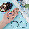 100Pcs 5 Colors Waxed Polyester Cord Bracelets Making BJEW-DR00002-3