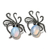 Opalite Octopus Brooch G-Z050-01H-1