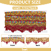 Polyester Fiber Lace Trim OCOR-WH0101-226B-2