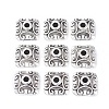 Tibetan Style Caps TIBE-LF0893YKG-AS-FF-1