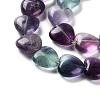 Natural Colorful Fluorite Beads Strands G-B022-06C-4