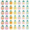 Handmade Polymer Clay Beads CLAY-TAC0015-04-3
