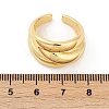 Brass Open Cuff Rings RJEW-G343-18G-5