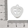 UV Plating Alloy Crystal Rhinestone Pendants RB-CBAD37D-33P-3