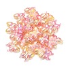 UV Plating Rainbow Iridescent Acrylic Beads OACR-G012-09C-3