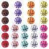 30Pcs Sport Theme Resin Rhinestone Beads RESI-TA0003-96C-3
