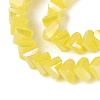 Electroplate Opaque Glass Beads Strands EGLA-Q139-01A-C12-3