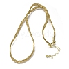 3.5MM Polyester Metallic Cord Braided Cord Necklace Making FB-CBAA152-01G-11-1