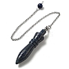 Dyed Natural Lapis Lazuli Pointed Dowsing Pendulums G-F758-F01-P-1