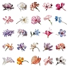 50Pcs Flower PVC Waterproof Stickers PW-WGE2CC9-01-3