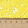 6/0 Opaque Baking Paint Glass Seed Beads SEED-M012-02A-24-4