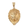 304 Stainless Steel Big Pendants STAS-F333-01G-1