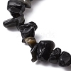 Natural Eagle Eye Stone Chips Beaded Stretch Bracelets for Women BJEW-TA00557-05-3