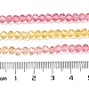 Transparent Painted Glass Beads Strands X1-DGLA-A034-T4mm-A07-3