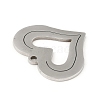 Non-Tarnish 201 Stainless Steel Pendants LS-STAS-D190-14P-2