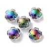 UV Plating Rainbow Iridescent Acrylic Beads X-OACR-H112-20C-1