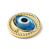 Handmade Lampwork Evil Eye Pendants ZIRC-L102-15G-5