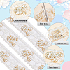 Flower Pattern Lace Embroidery Organza Trimming OCOR-FG0001-30-4