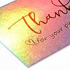 Laser Thank You Card DIY-F120-02B-3