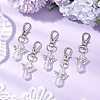 10Pcs Angel Glass Pendant Decorations HJEW-JM02676-2