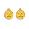 Golden Plated Alloy Enamel Charms ENAM-Q437-13Z-1