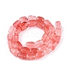 Cherry Quartz Glass Beads Strands G-T138-100-2