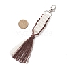 Handmade Macrame Cotton Cord Hanging Ornaments HJEW-JM02661-3