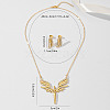 Luxury Angel Wing Jewelry Set for Party Dress and Banquet. OB3154-1