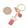 Alloy Enamel Pendant Keychains KEYC-JKC01177-02-3