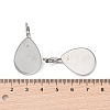 Non-Tarnish 304 Stainless Steel Leverback Earring Findings STAS-K278-05B-P-3