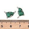 Brass Pave Cubic Zirconia Charms CU-CBA6A75-04P-04-3