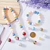 HOBBIESAY 10 Style Food Grade Eco-Friendly Silicone Beads SIL-HY0001-18-6