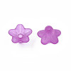 Transparent Acrylic Beads X-PL554-16-3