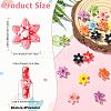24Pcs 8 Colors Handmade Porcelain Beads PORC-FS0001-47-4