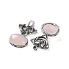 Natural Rose Quartz Pendants G-F777-02AS-05-2