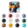 Fashewelry 24Pcs 12 Style Natural & Synthetic Gemstone Cabochons G-FW0001-05-1