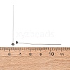 Brass Micro Pave Cubic Zirconia Stud Earring Findings CU-CBA4618-01P-08-3