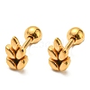 Ion Plating(IP) 304 Stainless Steel Stud Earrings EJEW-Z034-08G-1